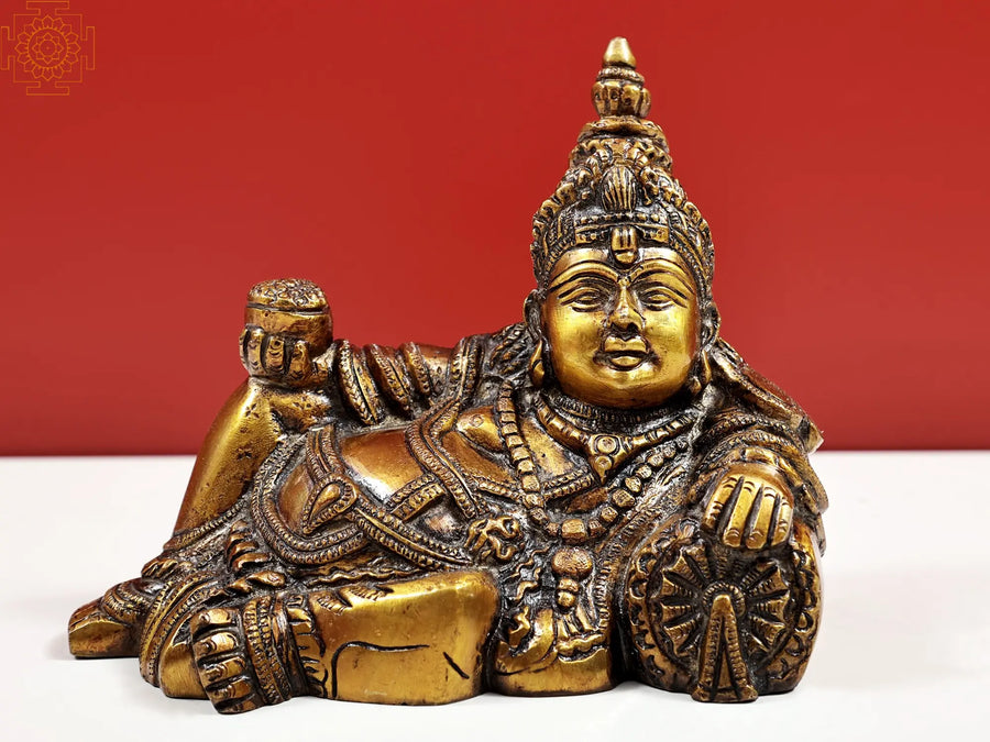 Kubera The Lord of Wealth Handmade Brass Statue