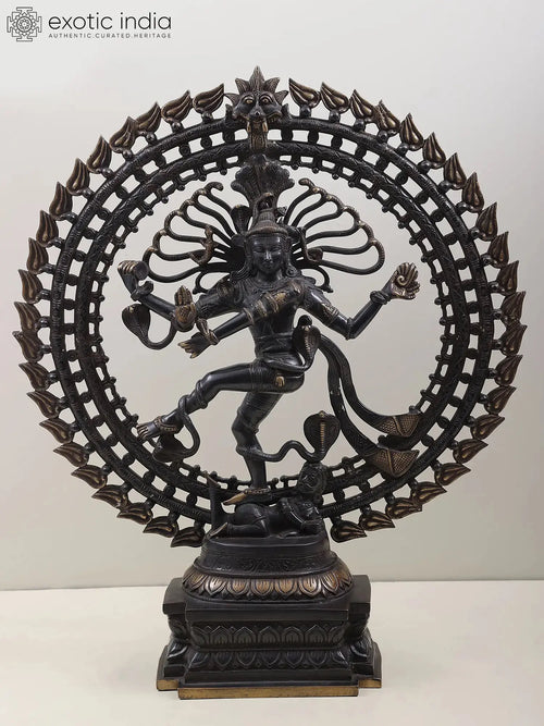 28" Nataraja Handmade Brass Statue for Home Decor