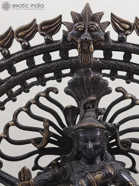 28" The Ultimate Representation of Bhagawan Shiva’s Power – Nataraja Brass Statue | Handmade