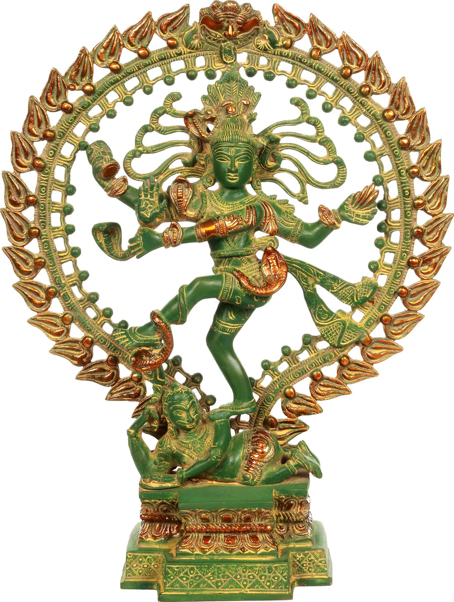 17" Nataraja Handmade Brass Statue for Pooja