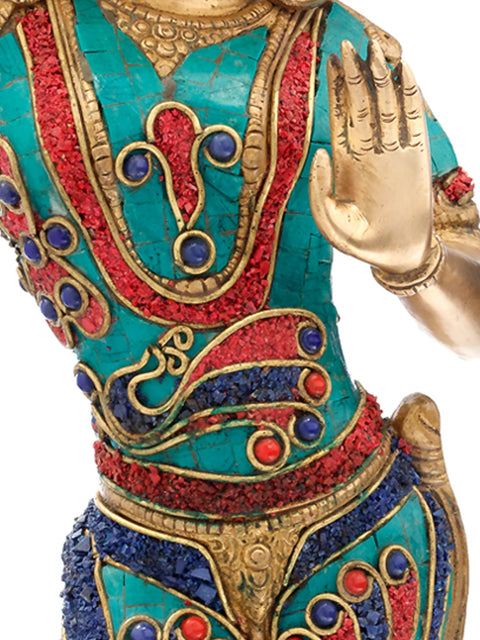 20" Tibetan Buddhist Maya Devi - Mother of Shakyamuni Buddha In Brass | Handmade | Made In India
