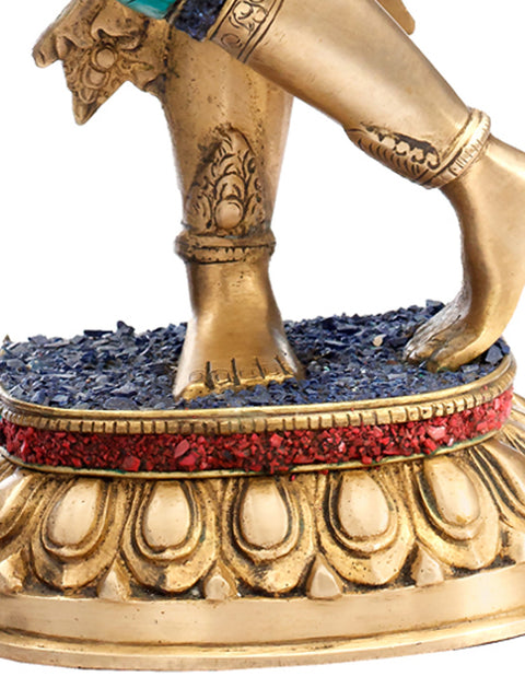 20" Tibetan Buddhist Maya Devi - Mother of Shakyamuni Buddha In Brass | Handmade | Made In India