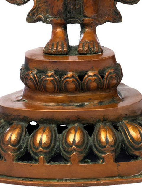 19" Avalokiteshvara Brass Statue – Tibetan Deity of Infinite Compassion | Handmade in India