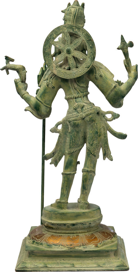 20" Lord Shiva as Pashupatinath In Brass | Handmade | Made In India