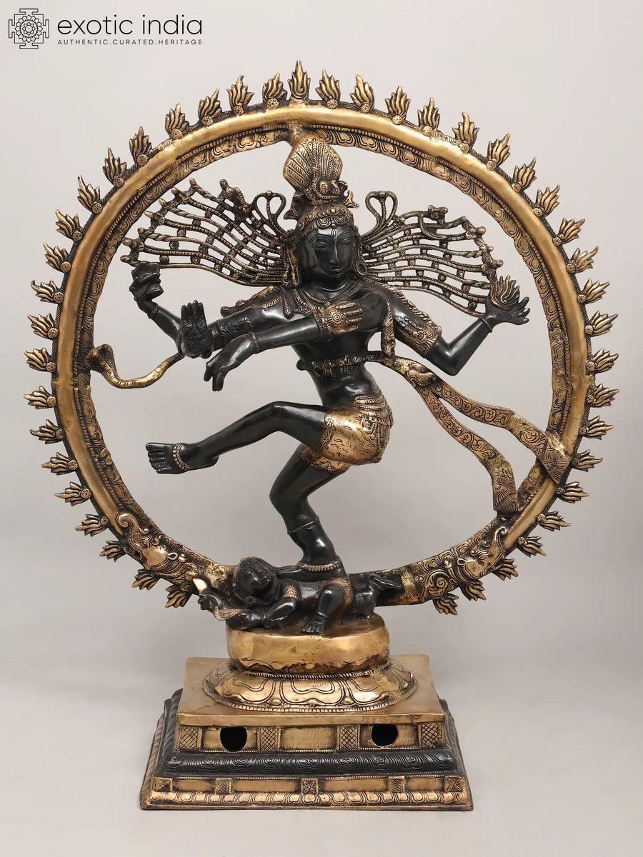 40" Large Nataraja Brass Statue Handmade