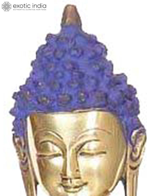 13" Tibetan Buddhist God Medicine Buddha In Brass | Handmade | Made In India