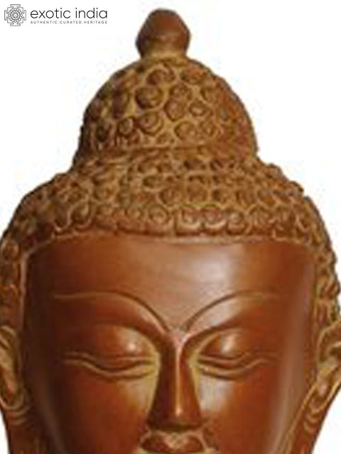 11" Blessing Buddha In Brass | Handmade | Made In India