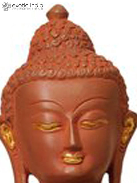 11" Blessing Buddha Brass Statue | Handmade | Made In India