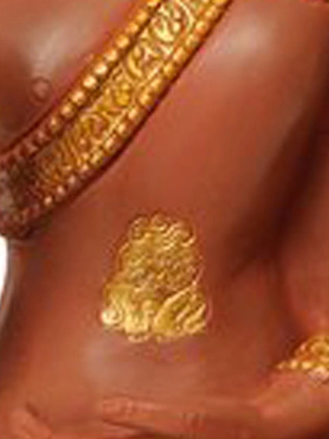 11" Blessing Buddha Brass Statue | Handmade | Made In India