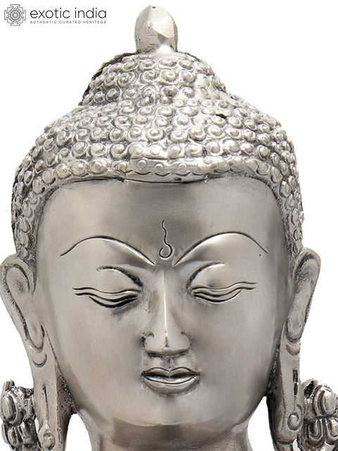 11" Lord Buddha Preaching His Dharma In Brass | Handmade | Made In India
