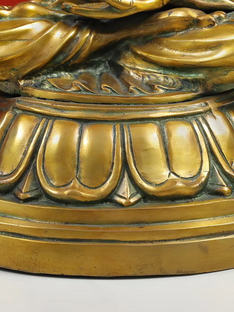 22" The Preaching Buddha Brass Statue – Sacred Serenity & Wisdom | Handmade in India