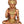 11" Brass Seated Hanuman Idol Blessing His Devotees | Handmade | Made in India