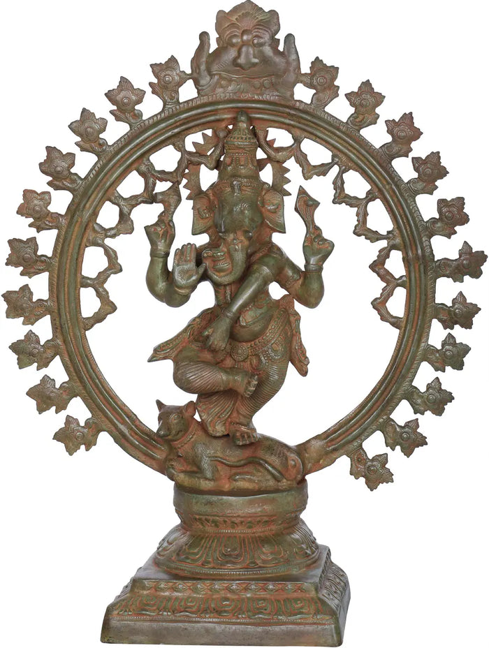 29" Large Ganesha Handmade Brass Statue for Home Pooja