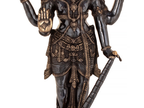 42" Bhagawan Vishnu Brass Statue – The Supreme Preserver of the Universe | Handmade in India