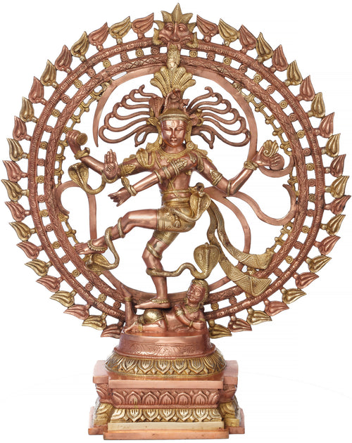 27" Shiva Nataraja Handmade Brass Statue