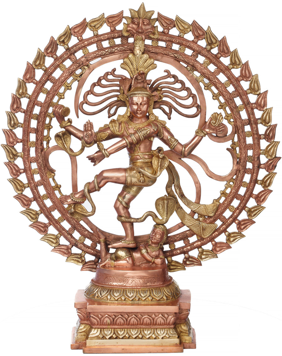 27" Shiva Nataraja Handmade Brass Statue