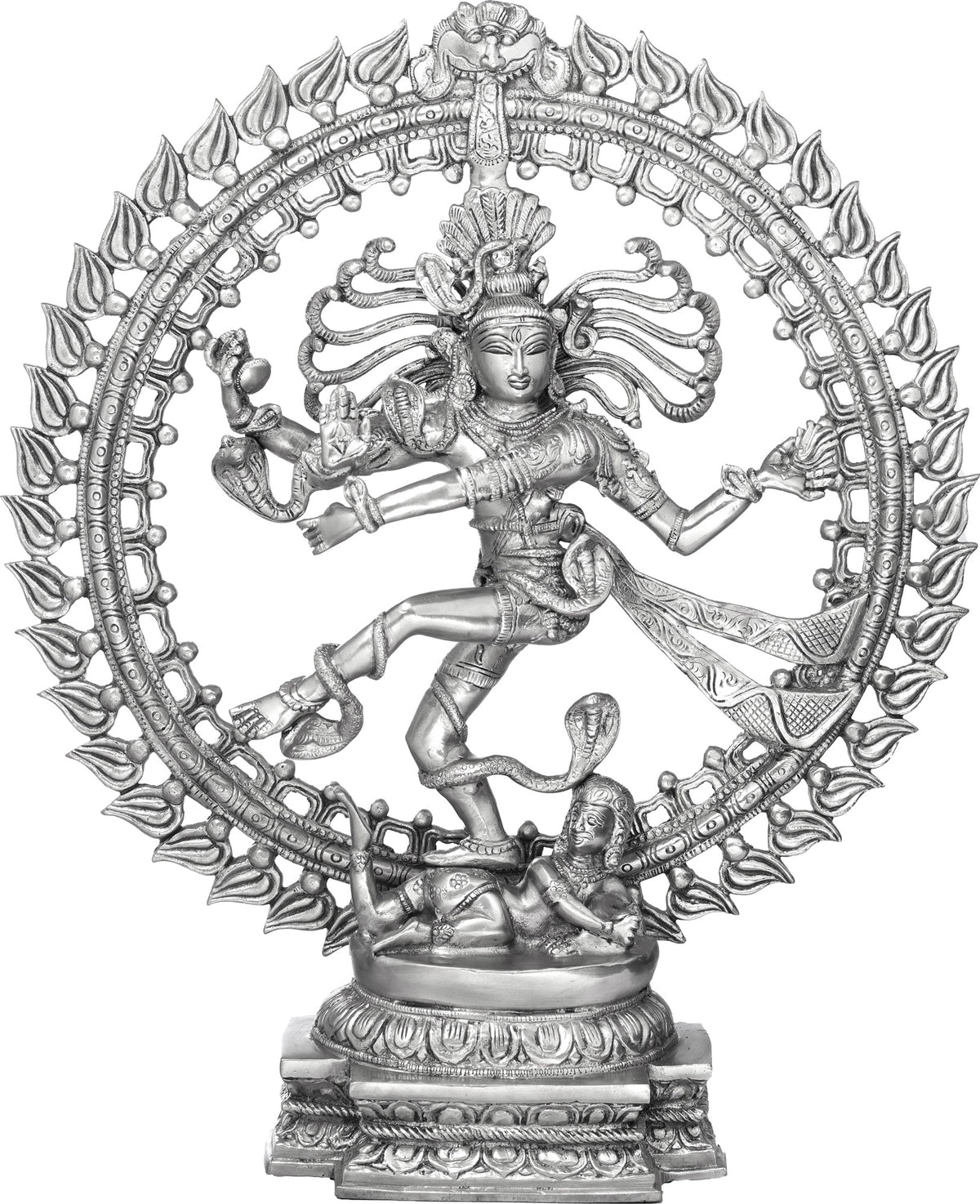 21" Lifelike Nataraja In Brass | Handmade | Made In India