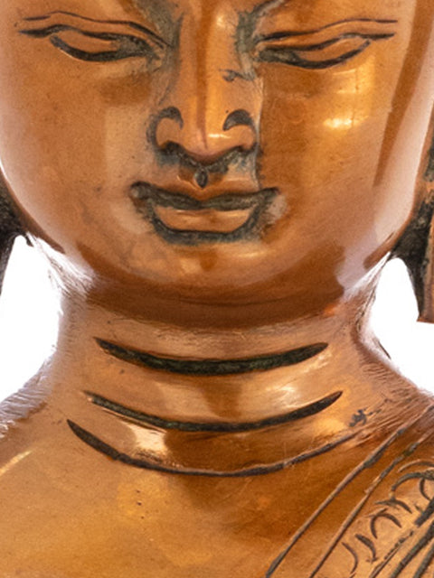 8" The Medicine Buddha (Tibetan Buddhist Deity) In Brass | Handmade | Made In India