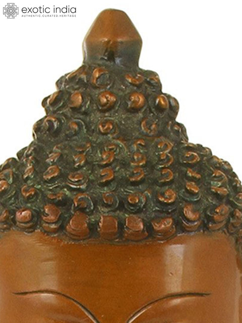 11" The Buddha in Bhumisparsha Mudra In Brass | Handmade | Made In India