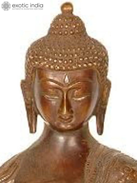 Blessing Buddha In Brass | Handmade | Made In India
