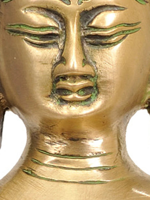 Blessing Buddha In Brass | Handmade | Made In India