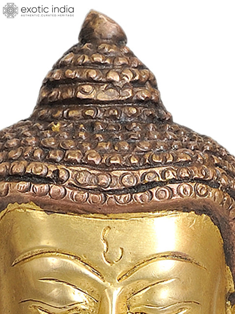 8" Dhyani Buddha In Brass | Handmade | Made In India