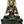 33" Large Size Crown Buddha In Brass