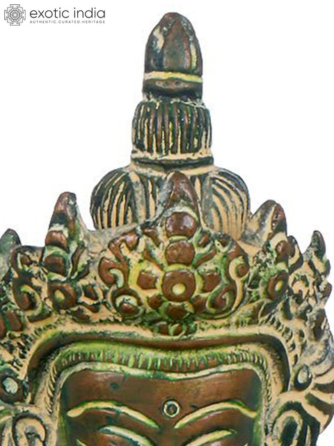 8" Amitabha Buddha (Tibetan Buddhist Deity) In Brass | Handmade | Made In India