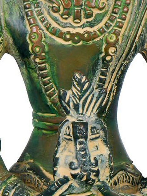 8" Amitabha Buddha (Tibetan Buddhist Deity) In Brass | Handmade | Made In India