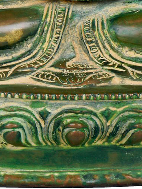 8" Amitabha Buddha (Tibetan Buddhist Deity) In Brass | Handmade | Made In India