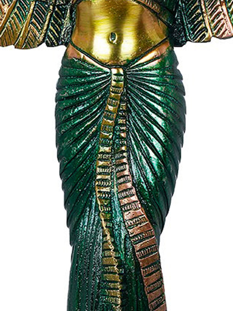 12" Handmade Goddess Isis Brass Statue – Spiritual Art | Crafted in India