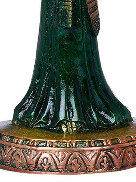 12" Handmade Goddess Isis Brass Statue – Spiritual Art | Crafted in India