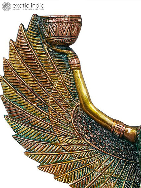 12" Handmade Goddess Isis Brass Statue – Spiritual Art | Crafted in India