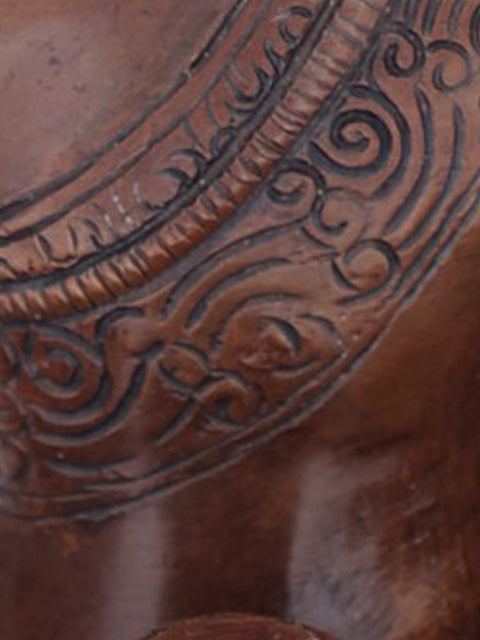 7" Solemn Shakyamuni, The Momentous Bhumisparsha Mudra In Brass | Handmade | Made In India