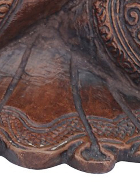 7" Solemn Shakyamuni, The Momentous Bhumisparsha Mudra In Brass | Handmade | Made In India