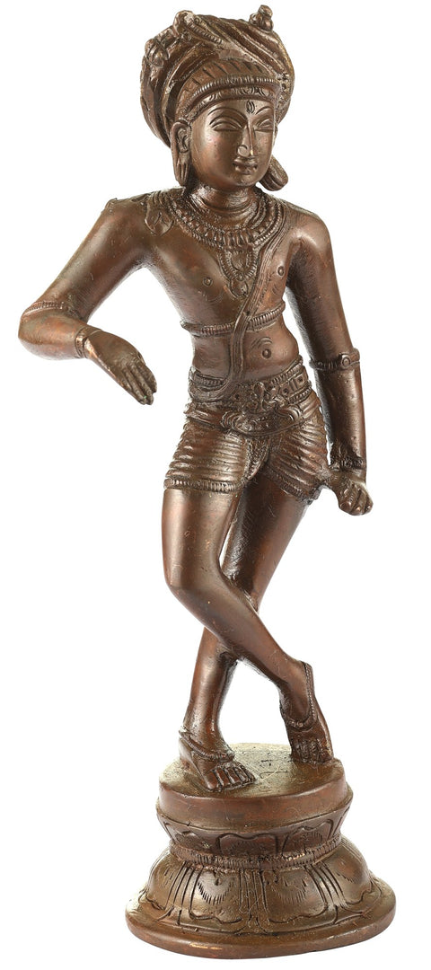 8" Vrishavahana Shiva In Brass | Handmade | Made In India