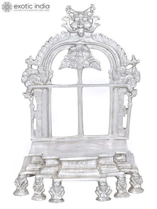 12" Brass Airy Throne Handmade Statue for Home Decor