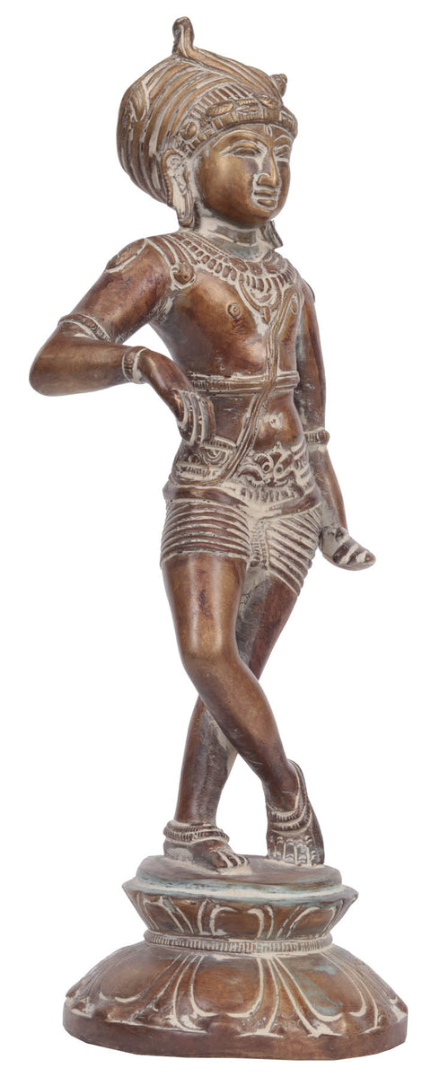 11" Katyavalambitamurti Shiva In Brass | Handmade | Made In India