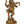 9" Adorably Dancing Ganesha Brass Sculpture | Handmade | Made in India