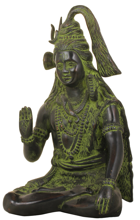 12" Bhagawan Shiva In Brass | Handmade | Made In India