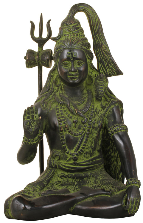 12" Bhagawan Shiva In Brass | Handmade | Made In India