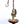 8" Wall Hanging Peacock Lamp in Brass