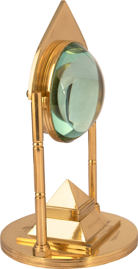 Vastu Pyramid and Shri Yantra with Magnifying Glass