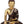 10" Brass Bhumisparsha Buddha Statue in Intrinsic Carved Robe | Handmade | Made in India