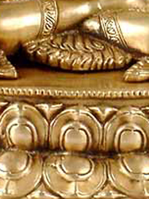 13" The Dazzling Medicine Buddha Heals You In Brass | Handmade | Made In India