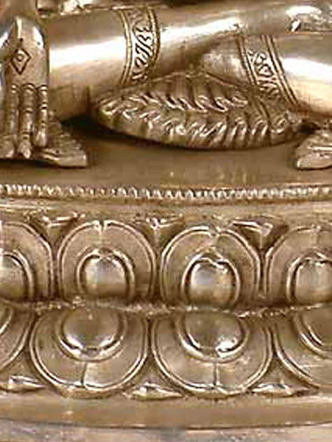 13" The Dazzling Medicine Buddha Heals You In Brass | Handmade | Made In India