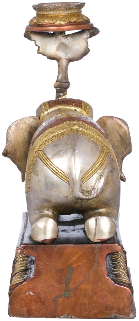 Elephant Lifting Lotus Lamp