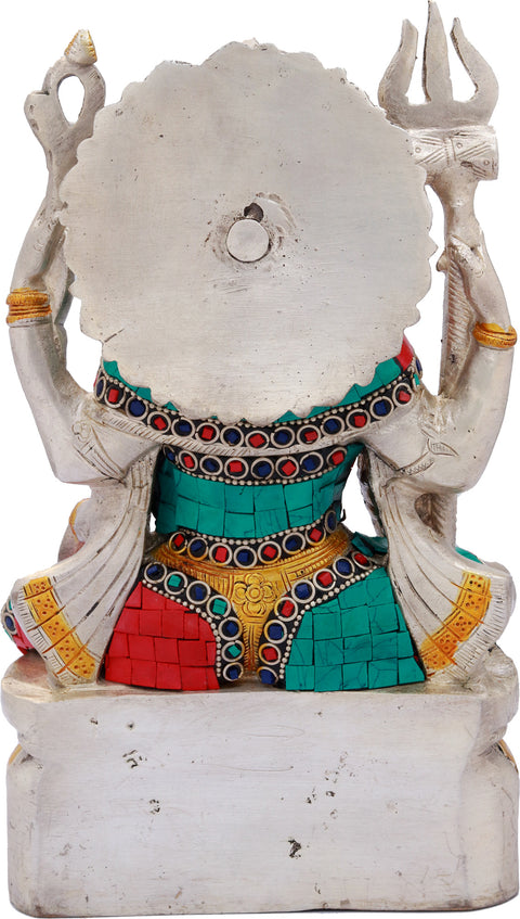 9" Ardhanarishvara (Shiva-Shakti) In Brass | Handmade | Made In India