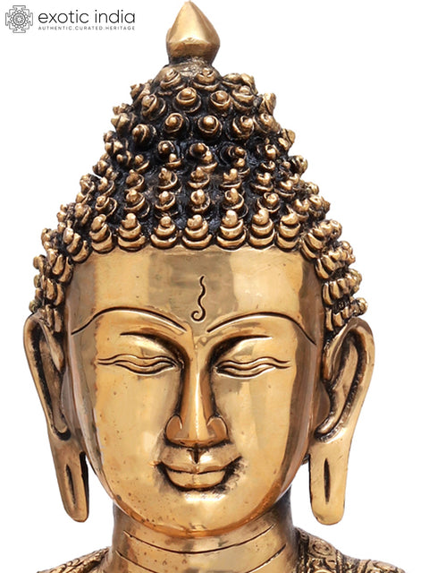 22" Preaching Buddha (Tibetan Buddhist Deity) In Brass | Handmade | Made In India