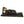 27" Resting Buddha Brass Statue – Inky Black Robe, Glowing Countenance | Tranquil Handmade Sculpture